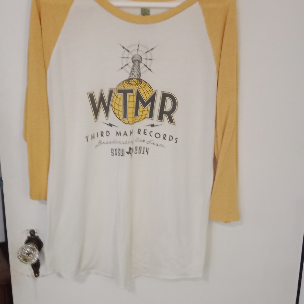 Rare Vintage White Stripes Shirt Third Man Records